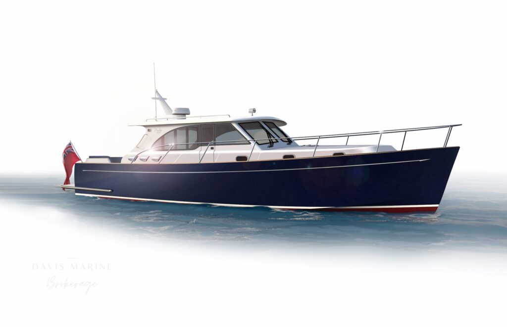 2023 Duchy 45 exterior Duchy Motor Launches Boat Sales Sydney Davis Marine Brokerage