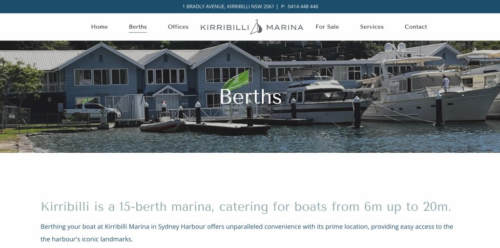Sydney Harbour Marinas _ Where can I berth my boat _Kirribilli MArina