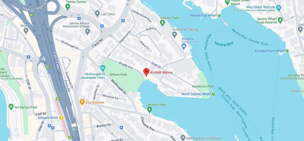 Sydney Harbour Marinas _ Where can I berth my boat _Kirribilli Marina Maps