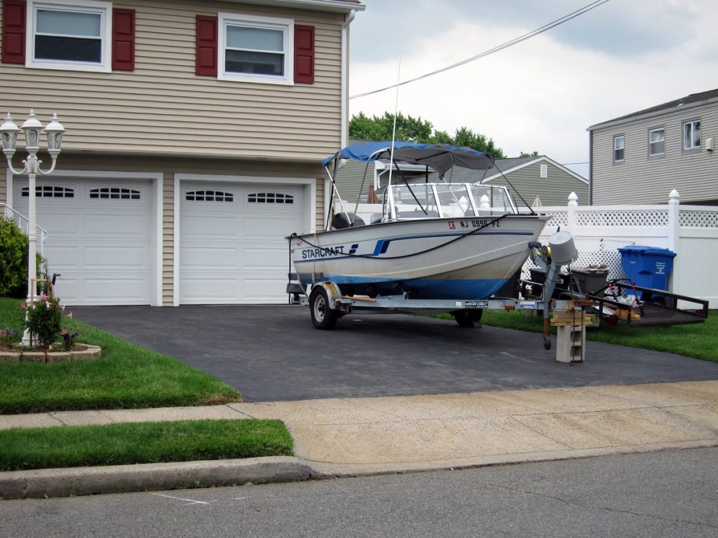 Driveway Boat Storage