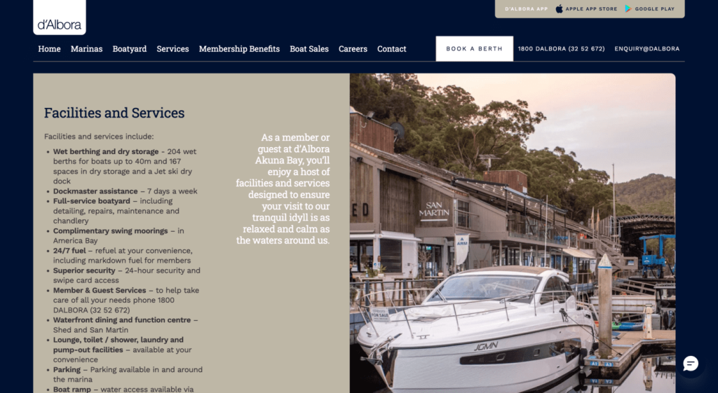 Boat Fuel Stations in Hawkesbury River d’Albora Marinas Akuna Bay