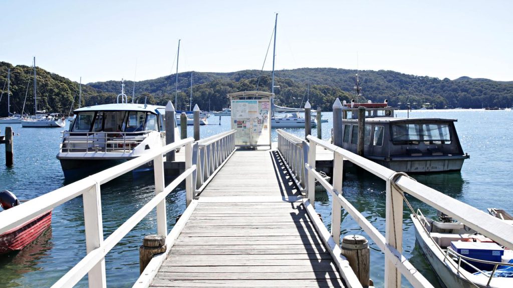 Church Point Commuter Wharf Pick-Up and Drop-Off Spots in Pittwater