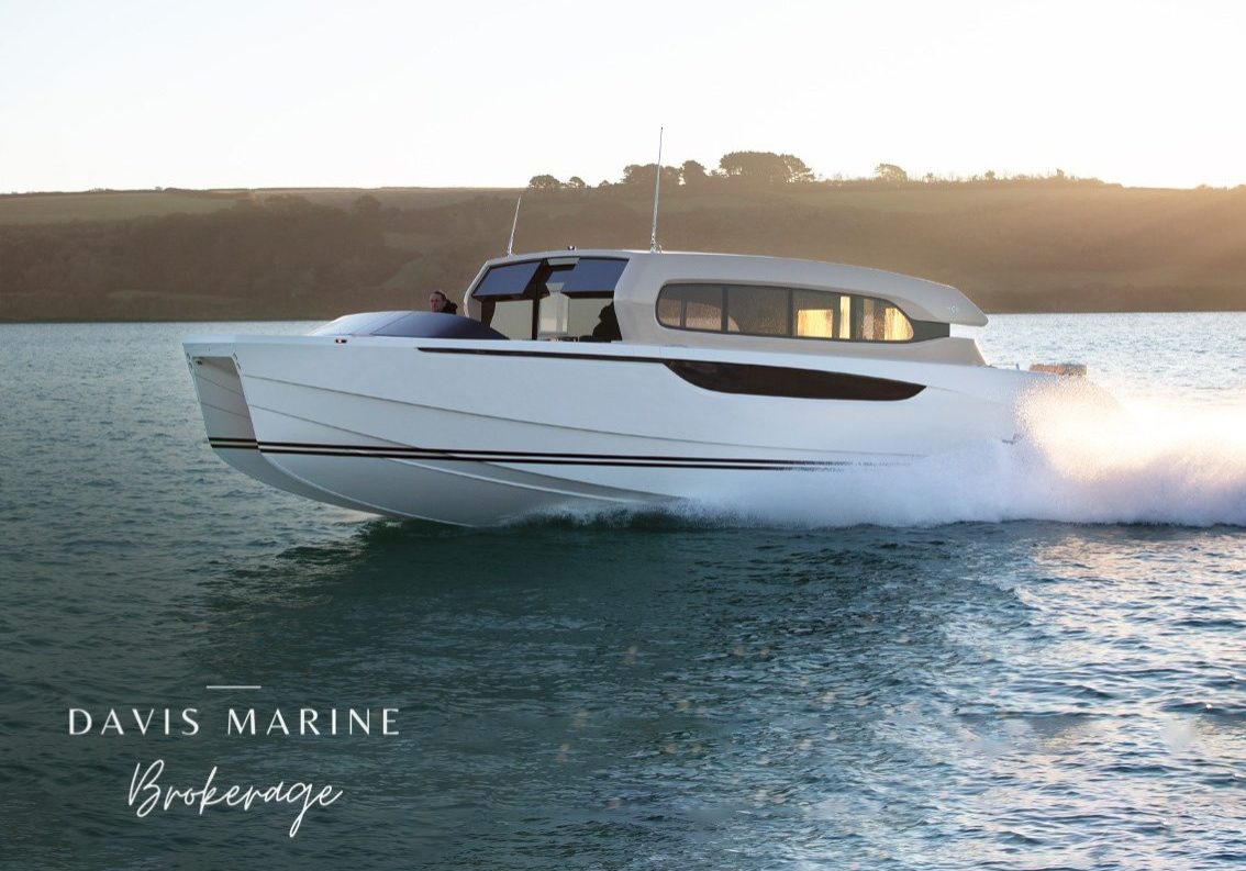 12.3M Limousine Catamaran Tender: Blue Boat Sale Sydney Cockwells Superyacht Tender Davis Marine Brokerage