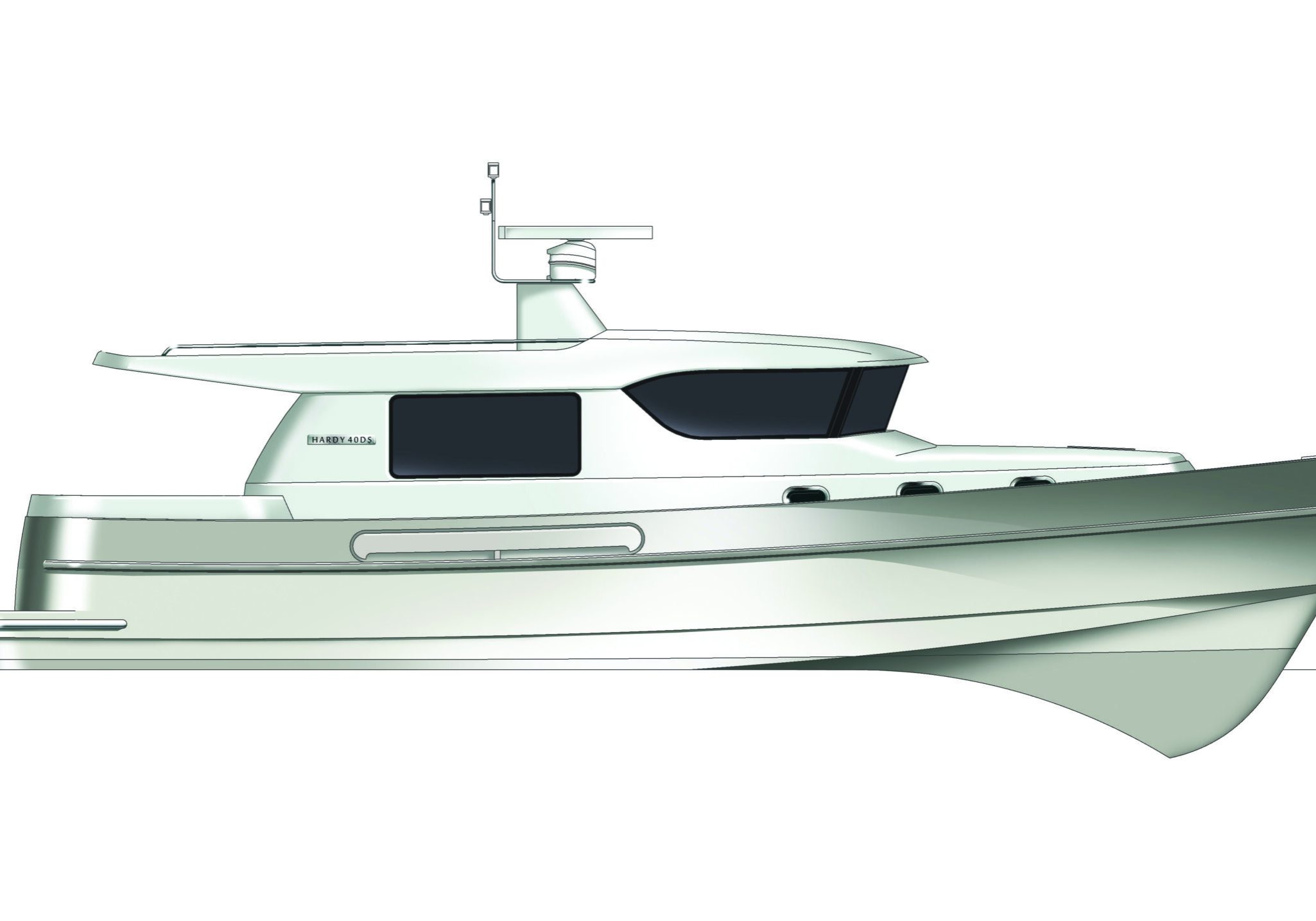 Hardy 40DS Profile Hardy Motor Yachts Boat Sales Sydney Davis Marine Brokerage