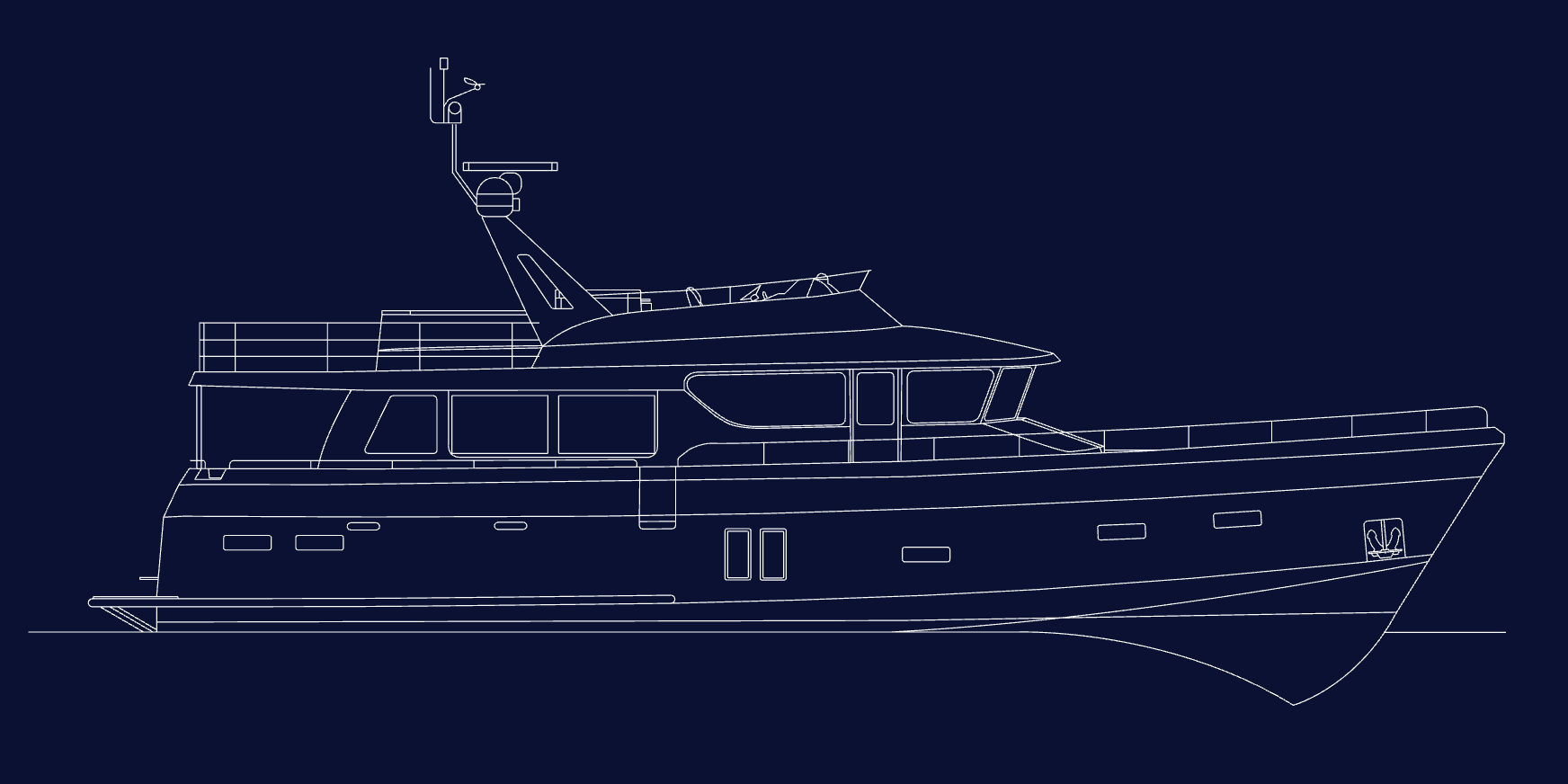 Hardy 65DS Profile Hardy Motor Yachts Boat Sales Sydney Davis Marine Brokerage